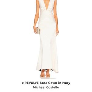 Revolve Michael Costello White Gown